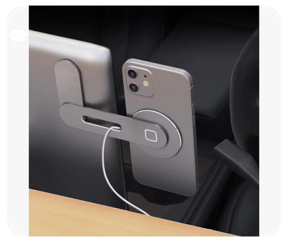 Metal Expansion Phone Stand Laptop Screen Side Mount Magnetic Folding Phone Holder for Tesla Iphone PC Ponitor Support Bracket